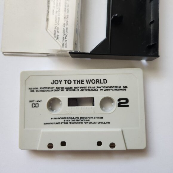 Joy To The World Cassette Tape Christmas Songs 1989 CBS Records - Picture 4 of 5